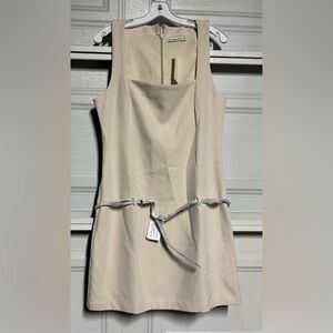 Abercrombie & Fitch Cream Mini Dress
